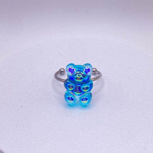 Blur Razz Gummy Bear Ring
